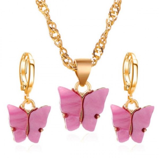 Wholesale Color Pendant Necklace Set Wholesale Color Pendant Necklace Set